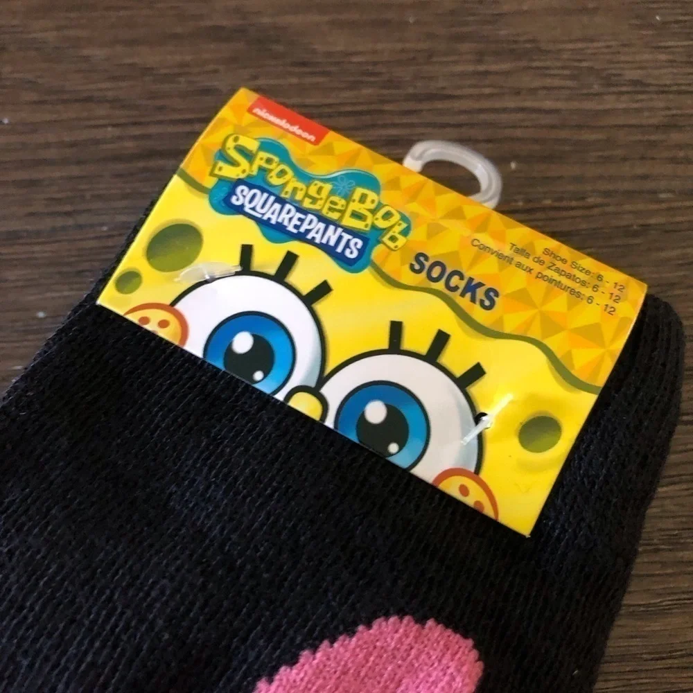 Nickelodeon: SpongeBob Squarepants men’s crew socks size 6-12 2 pack